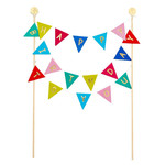 Slant Collections Garland Cake Topper - Happy Birthday to You