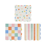 Meri Meri Colorful Pattern Small Napkins