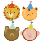 Meri Meri Animal Parade Die Cut Plates