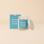 Talking Out of Turn Candle w/ Jar Lid - Besties for the Resties