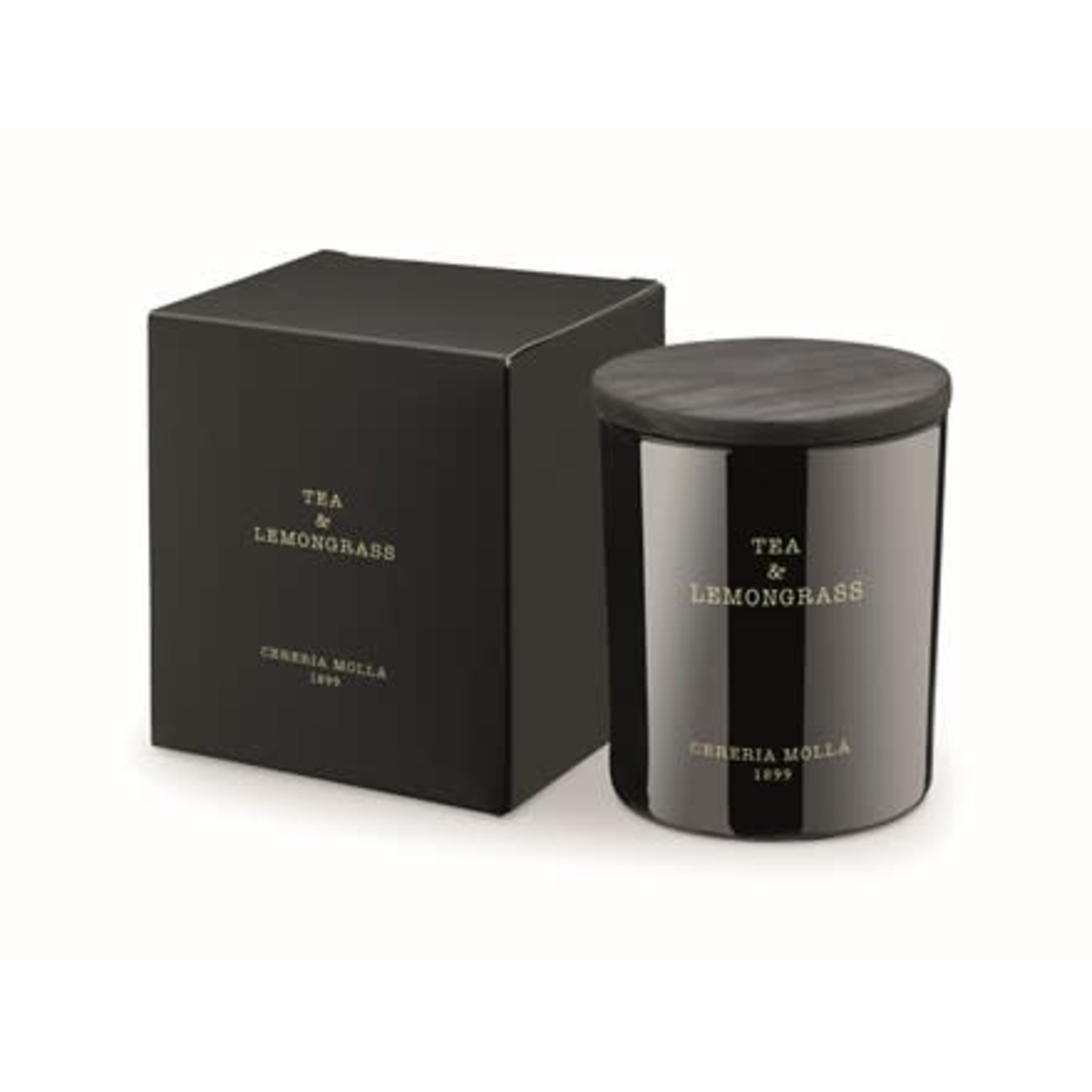 European Scents Tea & Lemongrass Black Premium Candle