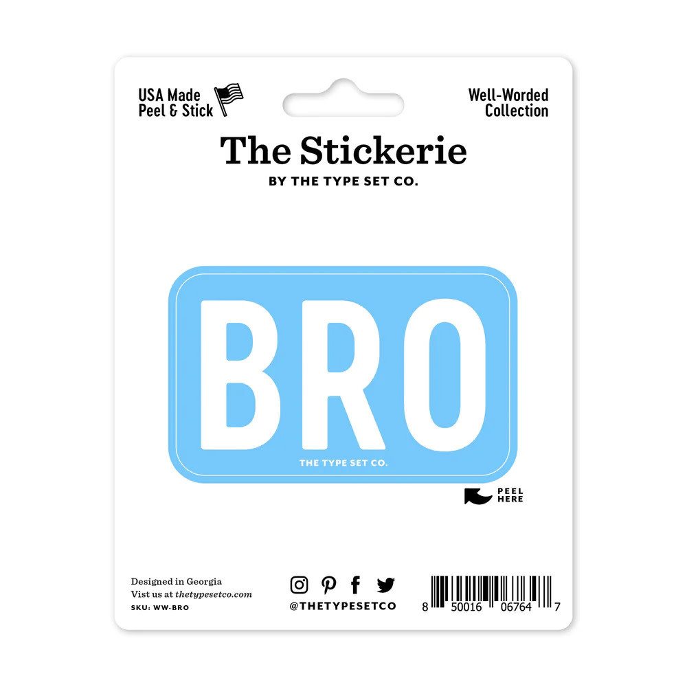 Bro Sticker - Village Cheer
