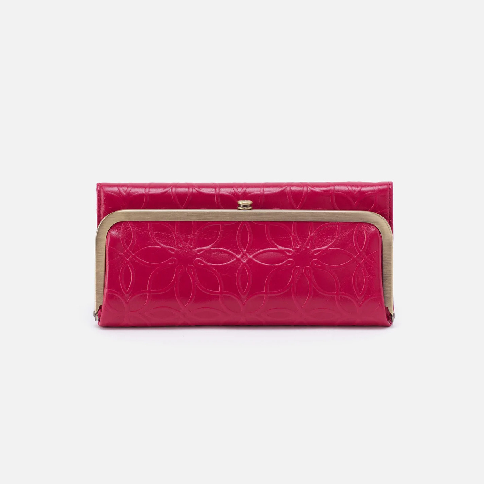 Hobo Rachel Debossed Continental Wallet - Fuschia