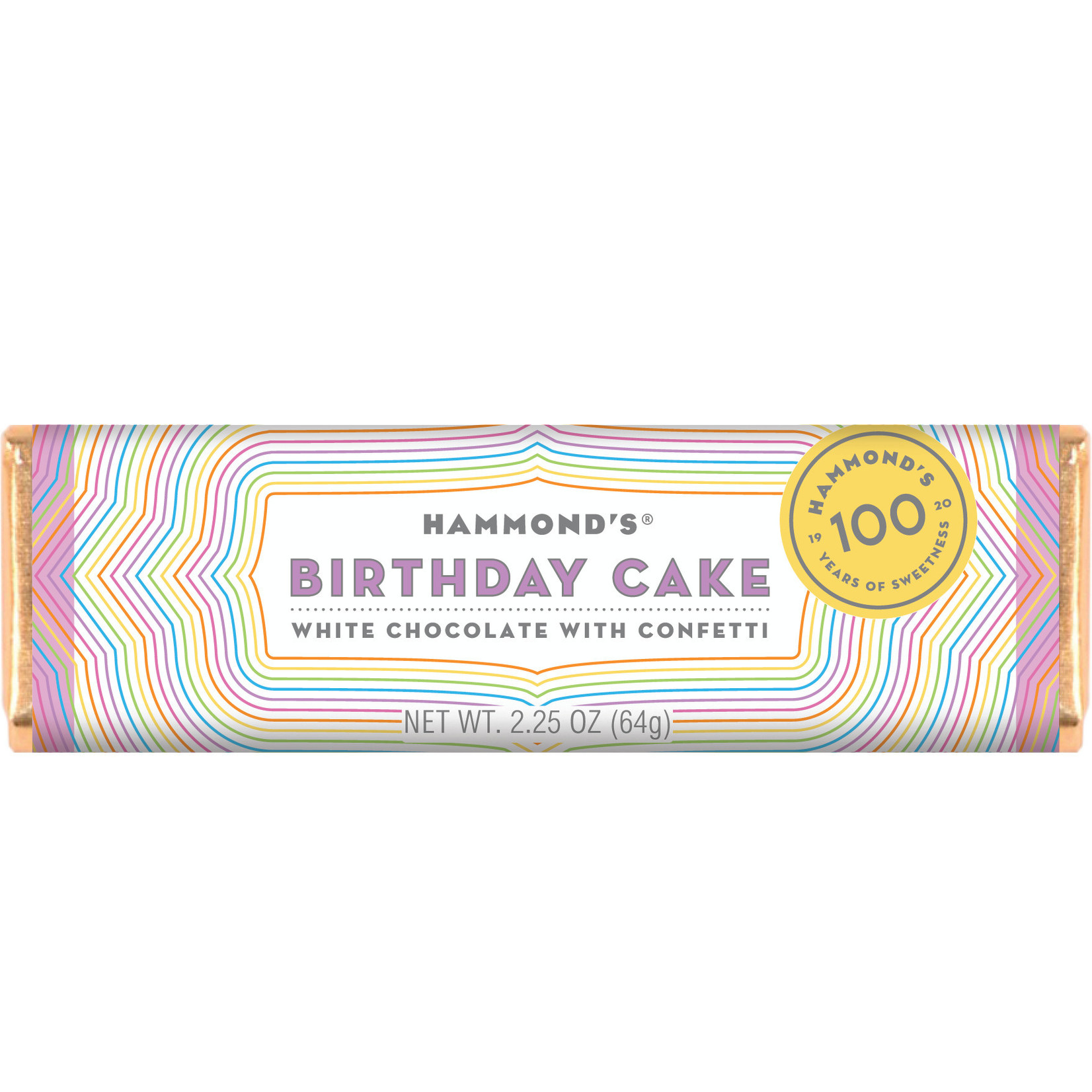 Hammond's Candies Birthday Cake Candy Bar