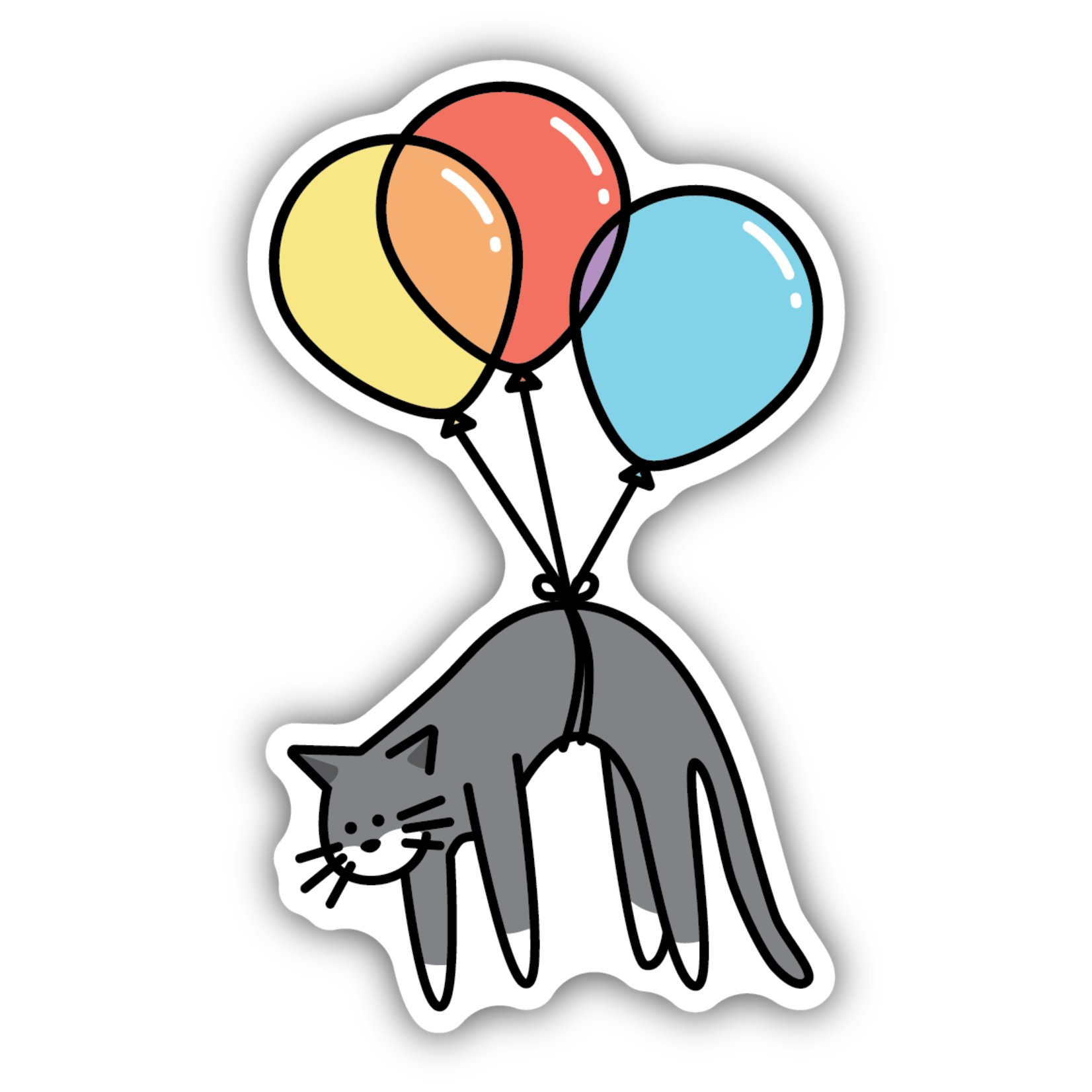 Stickers Northwest Balloon Cat Sticker