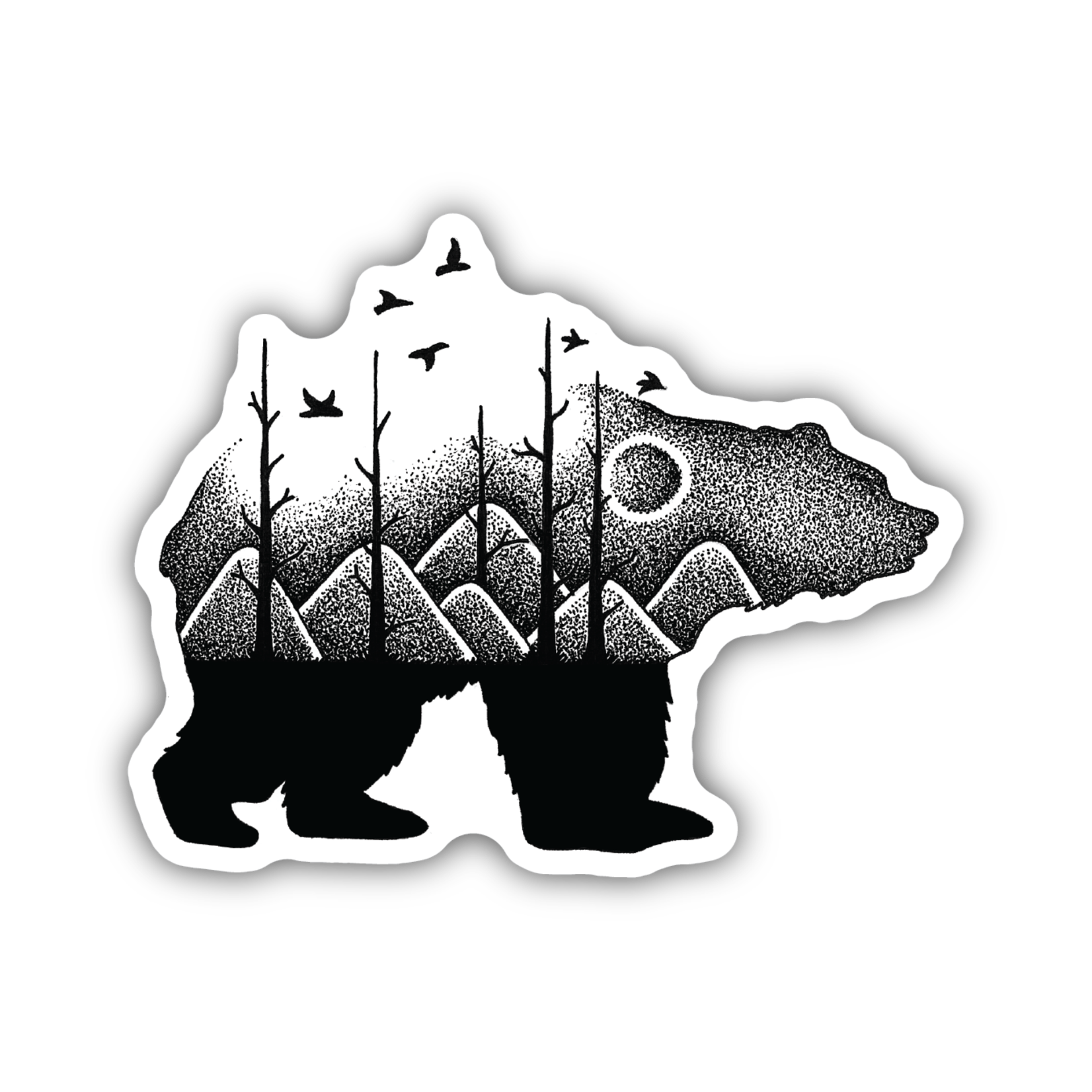 Stickers Northwest Forest Bear Sticker