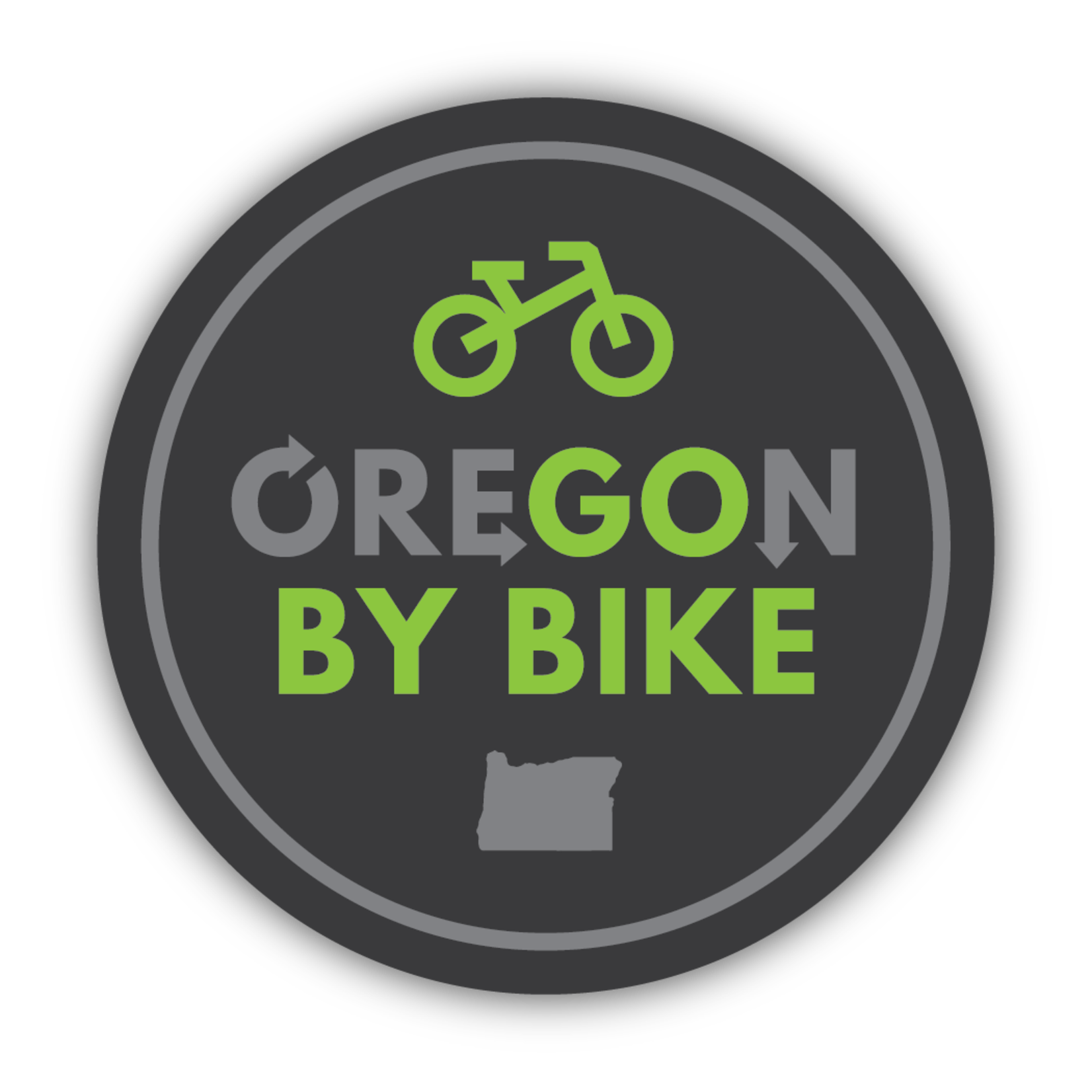 Stickers Northwest GO BY BIKE Oregon Sticker