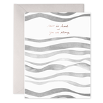 E. Frances Grey Waves Card