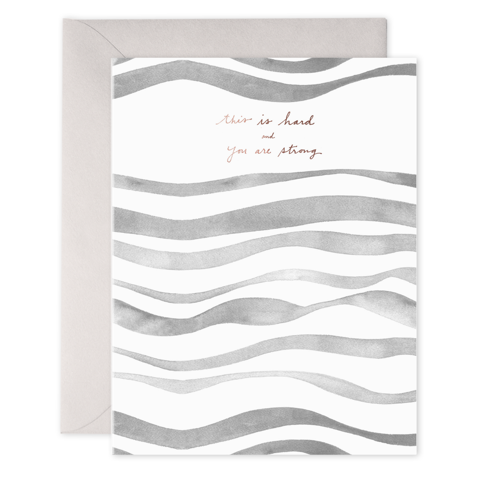 E. Frances Grey Waves Card