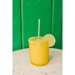 El Arroyo Set of 4 Acrylic Cups - Yellow
