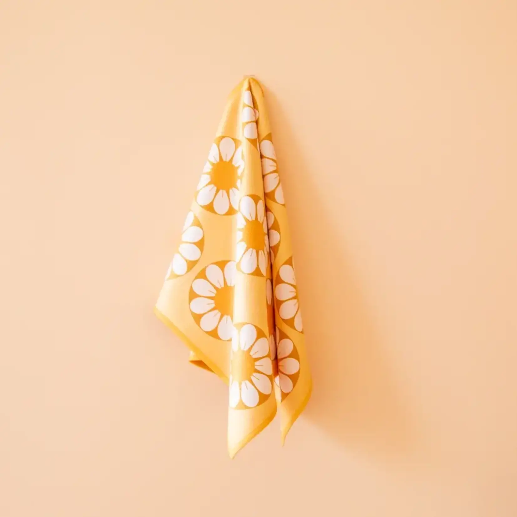 Sunshine Studios Kitchen Towel- Retro Flower