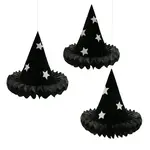 Meri Meri Hanging Honeycomb Witch Hat Decorations
