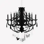 Meri Meri Black Paper Chandelier