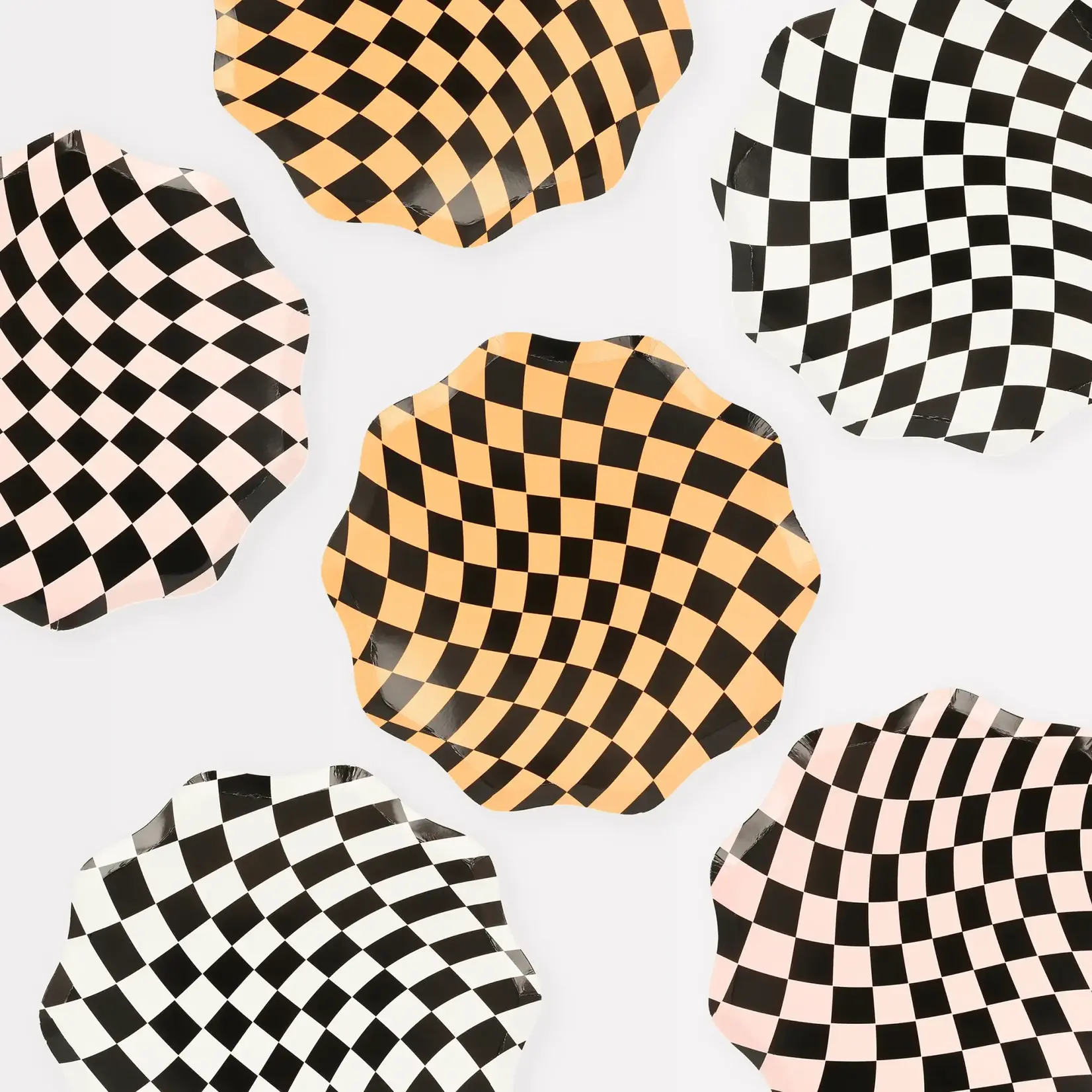 Meri Meri Halloween Checker Side Plates