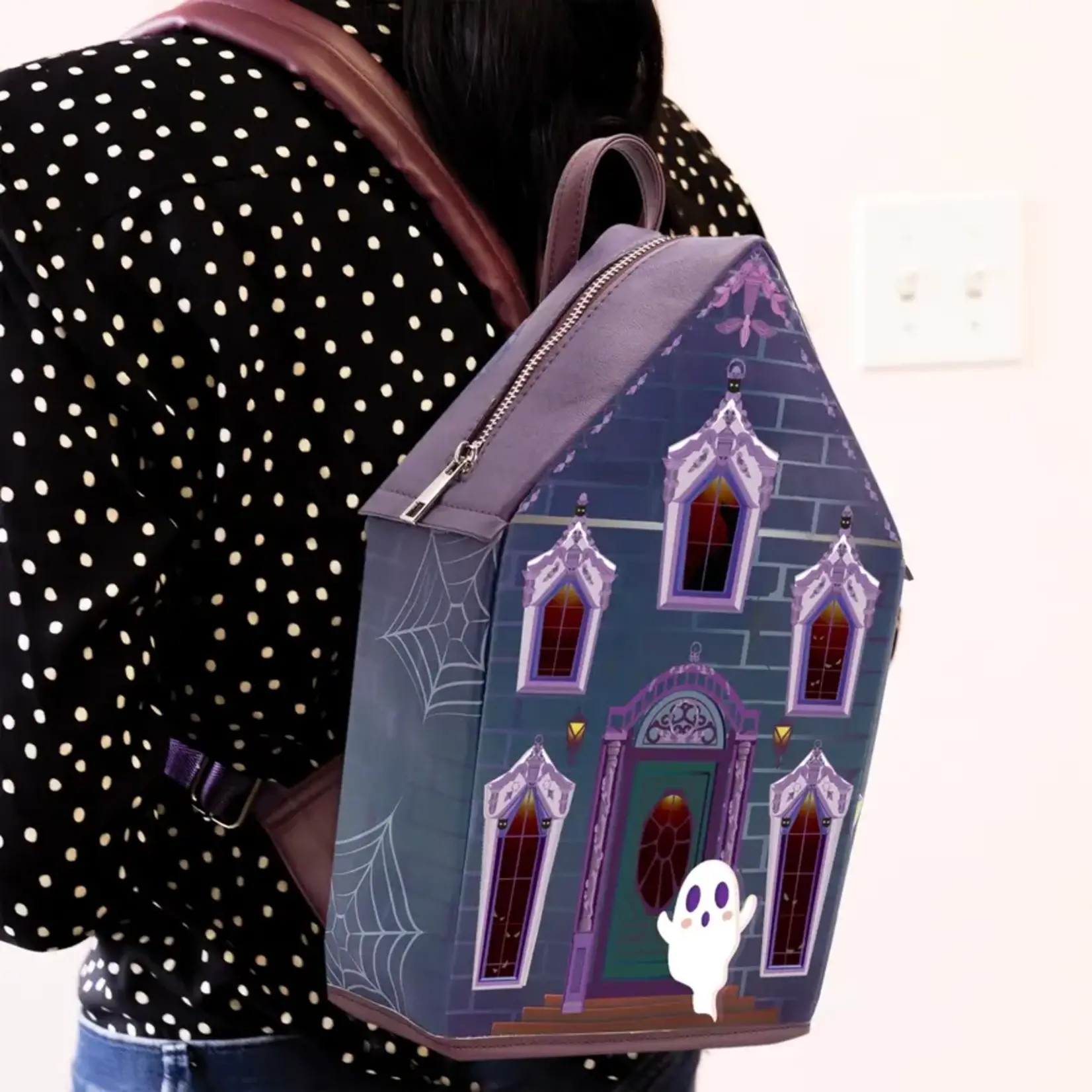 Bewaltz GLOW-IN-THE-DARK Haunted House Backpack