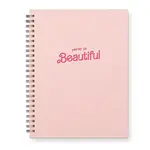 Ruff House Print Shop You're So Beautiful Journal: Lined Notebook - Cherry Blossom Cover