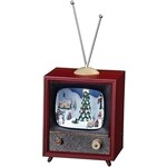 Roman 5.75"H MUSICAL LED RED TV