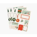 Rifle Paper Co. Pack of 3 Santa's Workshop Stickers & Labels