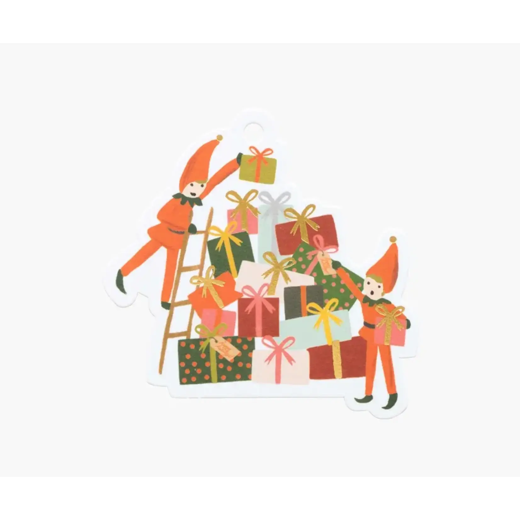Rifle Paper Co. Pack of 8 Elves Gift Tags
