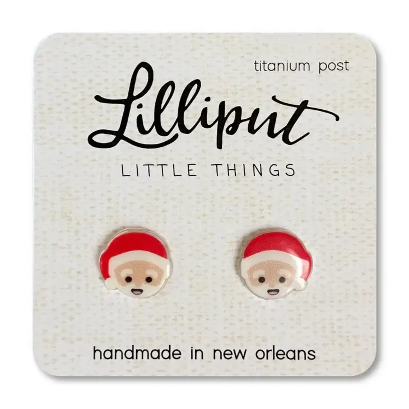 Lilliput Little Things Santa Claus Earrings