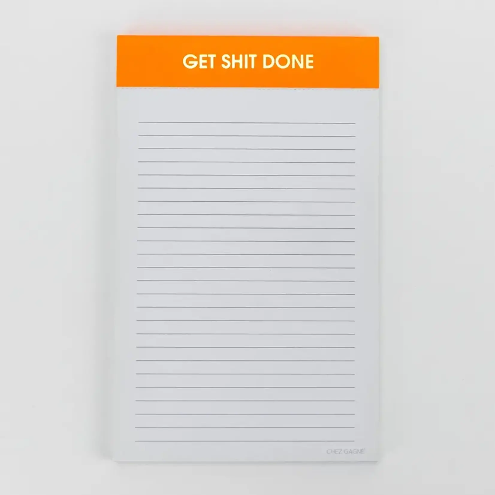 Chez Gagné Get Shit Done Notepad