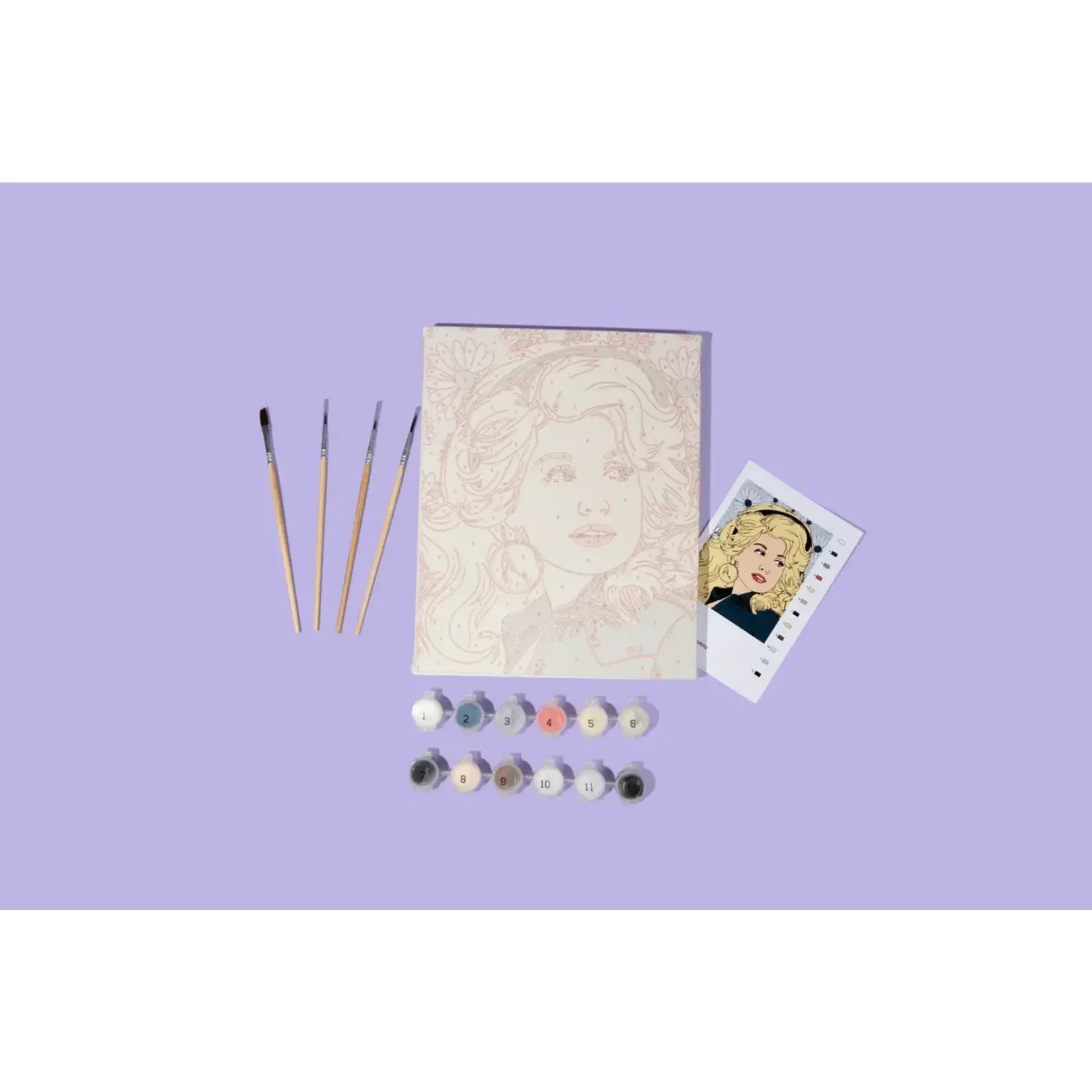 Sammy Gorin Paint By Numbers Kit, Dolly Parton