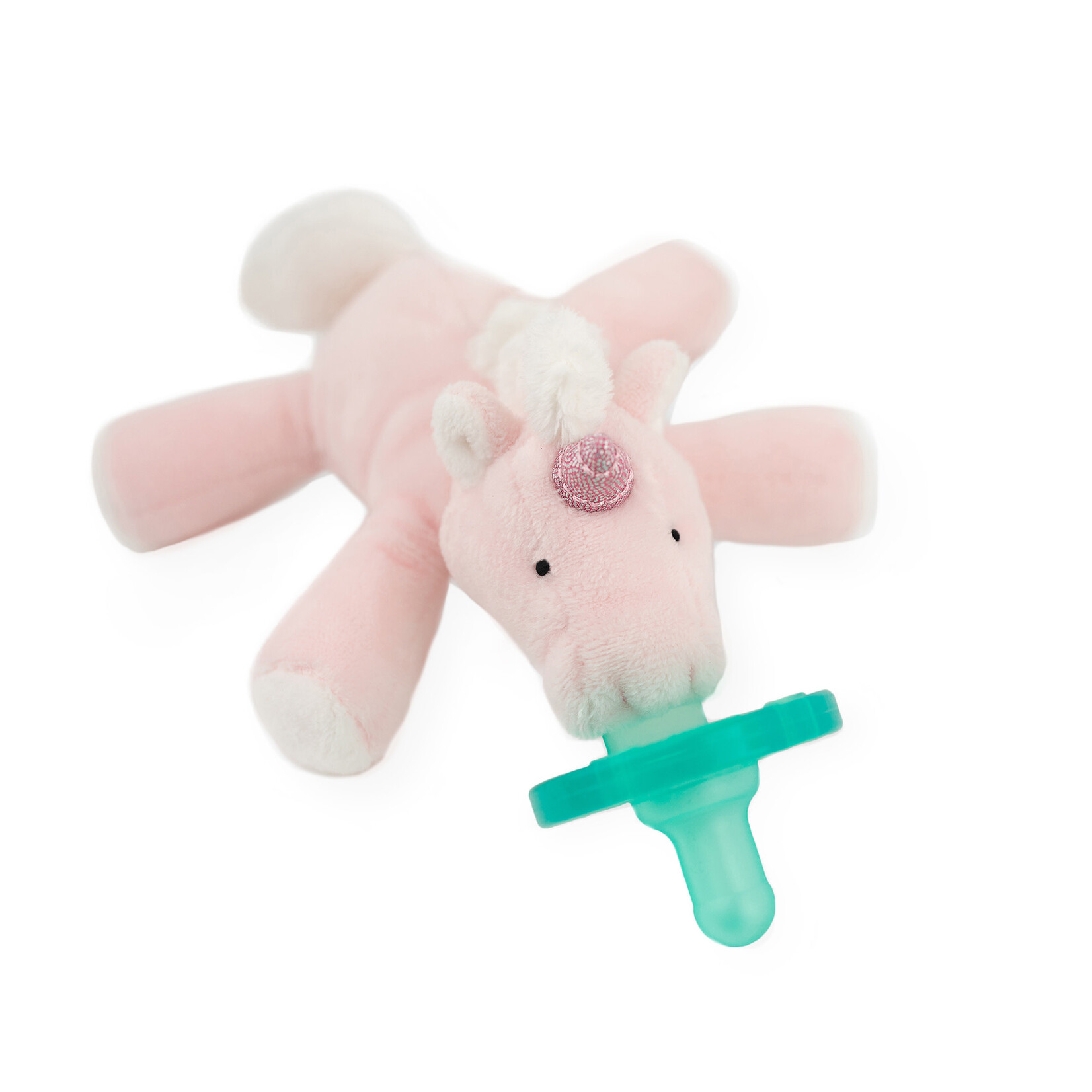 Wubbanub Unicorn Pink (Star) Plush w/Pacifier