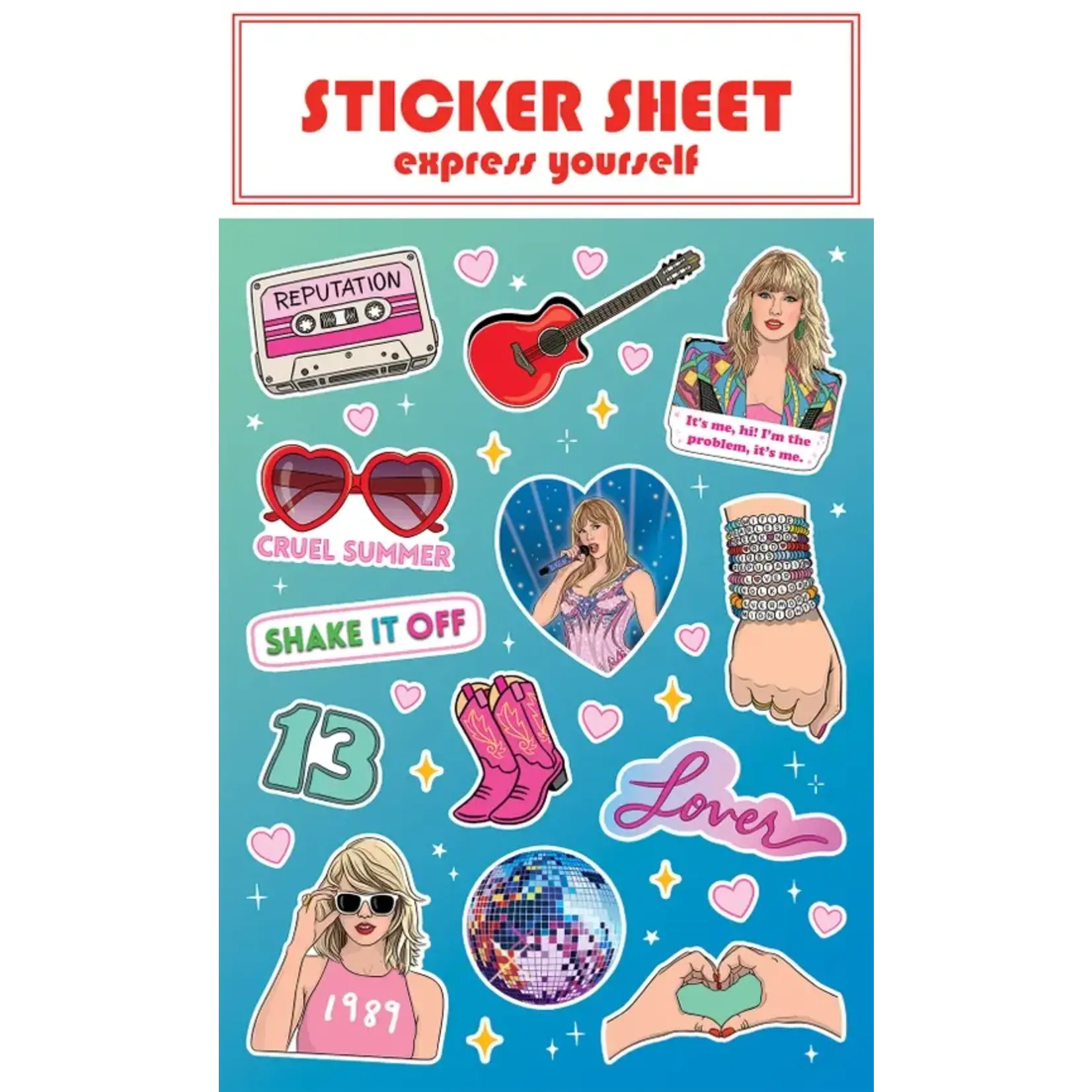 The Found Swiftie Sticker Sheet