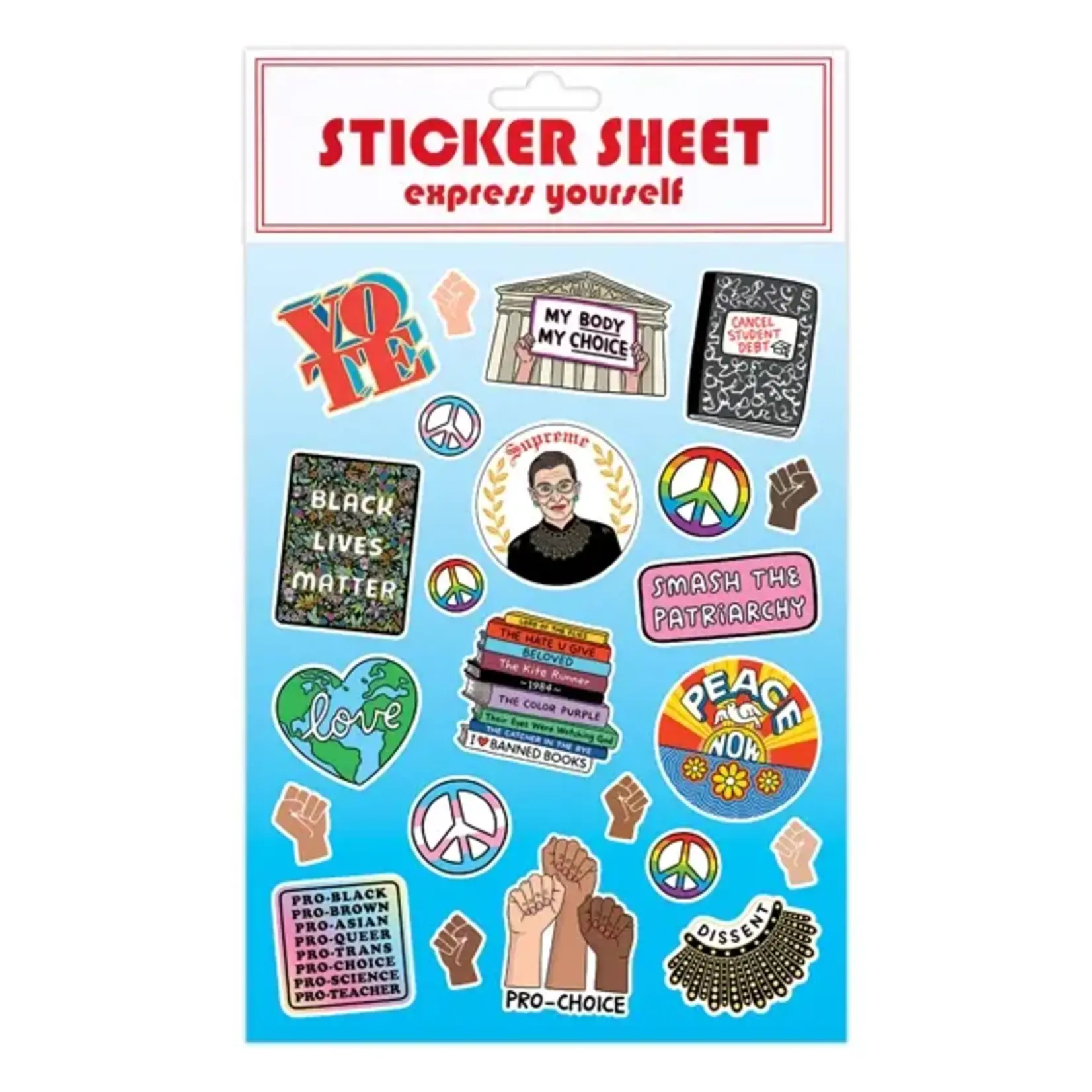 The Found Activism Sticker Sheet