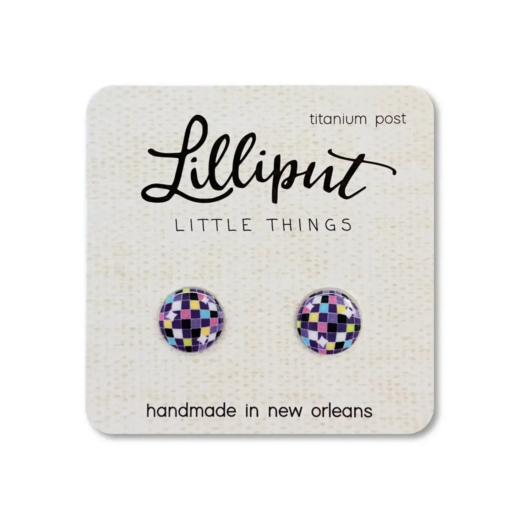 Lilliput Little Things Disco Ball Earrings