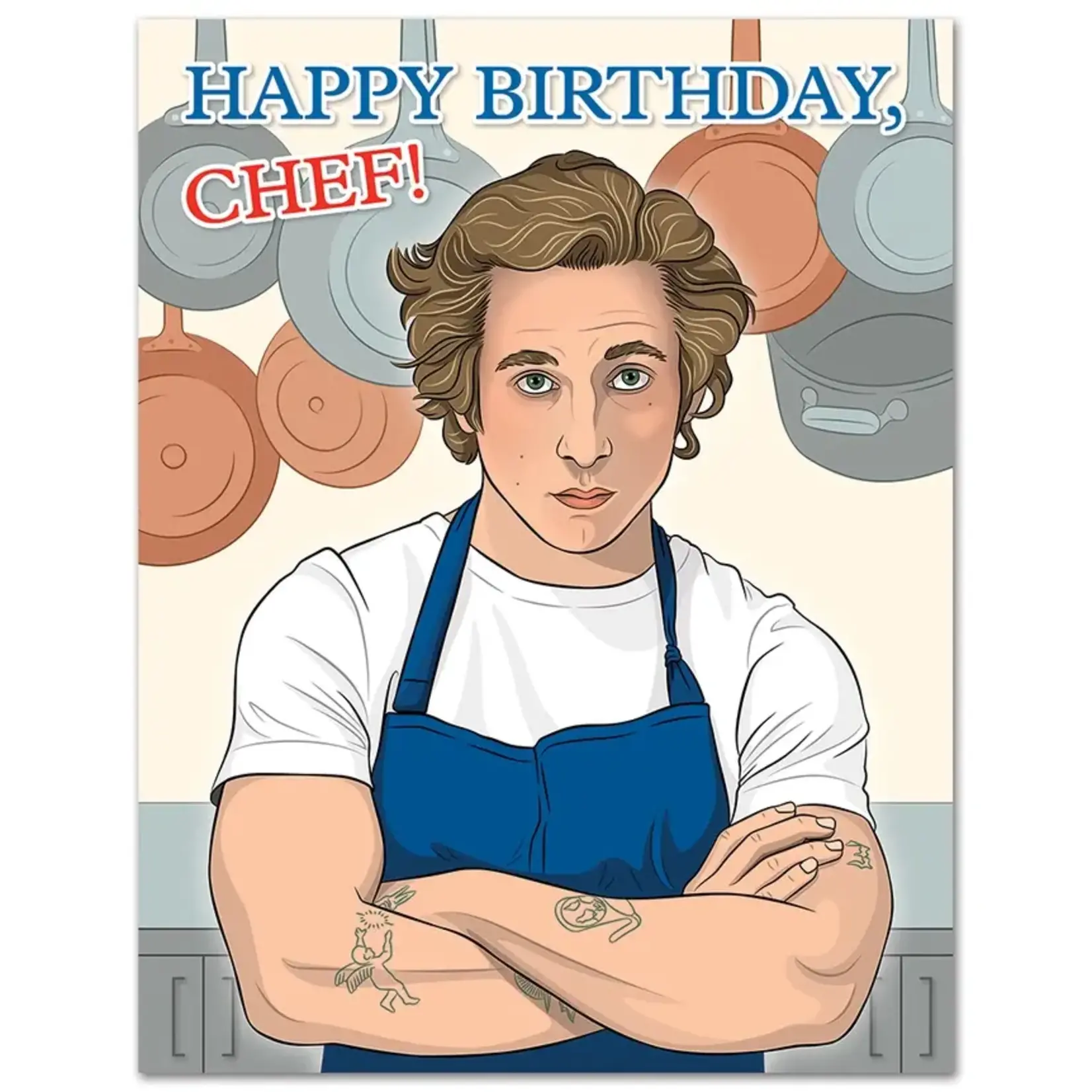 The Found The Bear Happy Birthday Chef Card BD