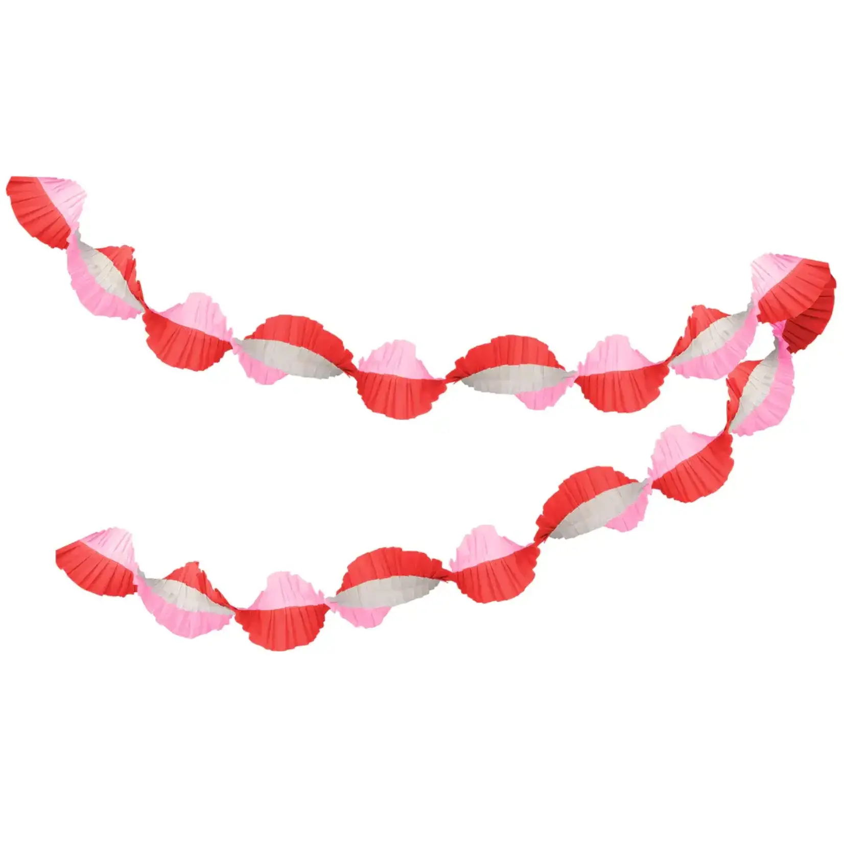Meri Meri Red & Pink Stitched Streamers