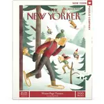 New York Puzzle Company Winter Page-Turners - 500 Piece Puzzle
