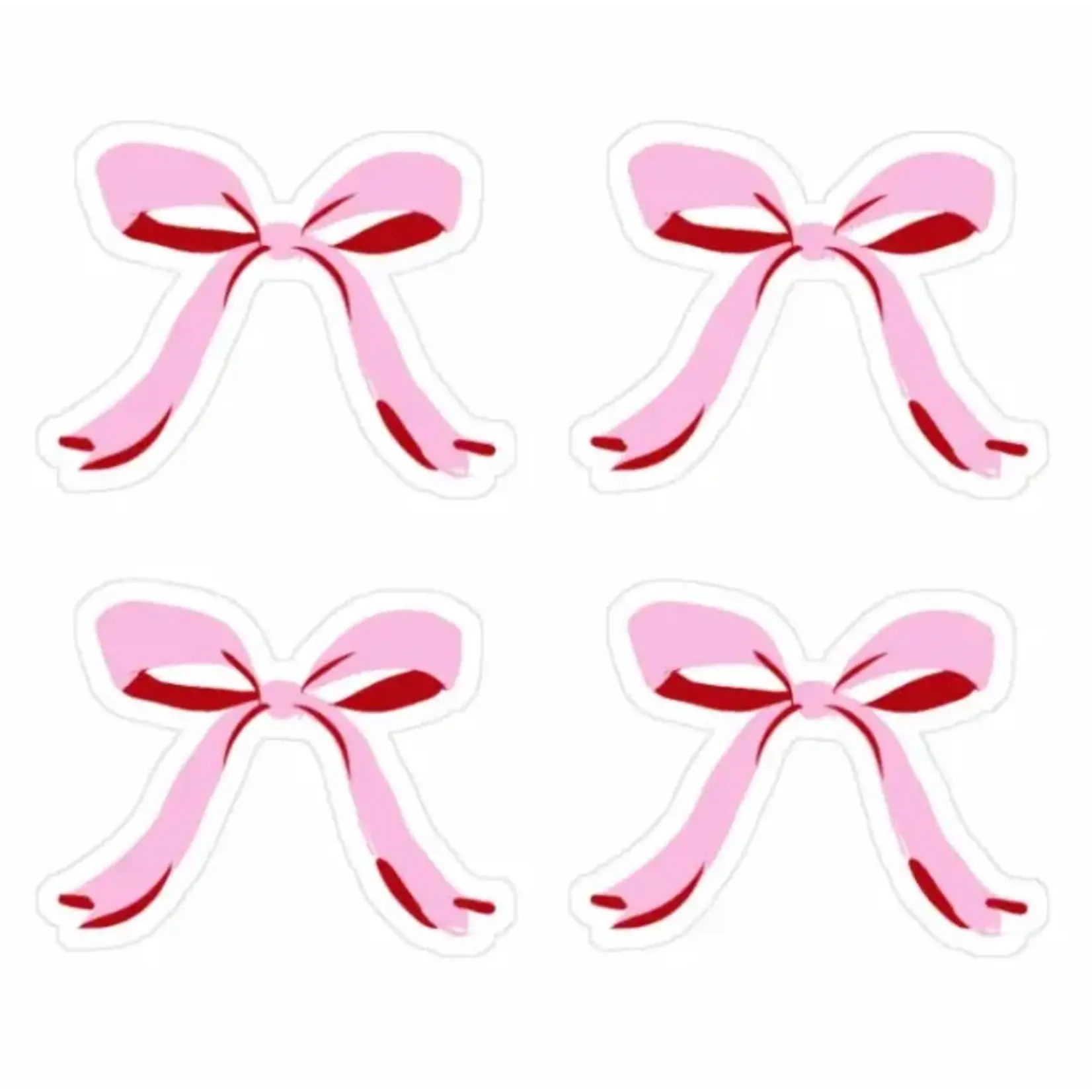 Jennifer Vallez Valentine's Bow Stickers