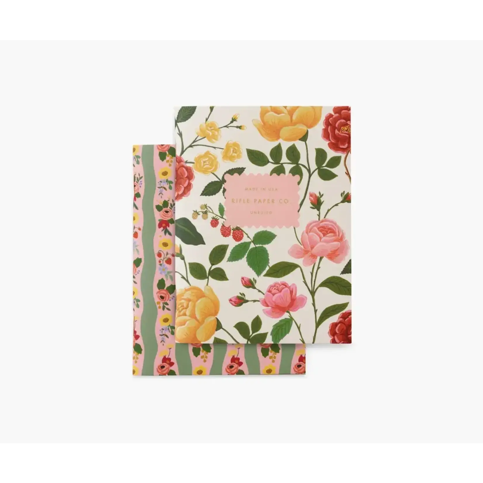 Rifle Paper Co. Pair of 2 Roses Pocket Notebooks