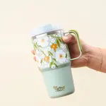 The Darling Effect 20 oz Mini On-The-Go-Floral Haven Sage Cup
