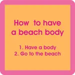 Drinks on Me Beach Body Coaster
