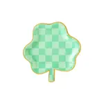 My Mind's Eye Checkered Shamrock Paper Plate