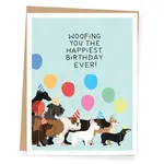 Apartment 2 Cards Dogwalk Birthday Party Birthday Card