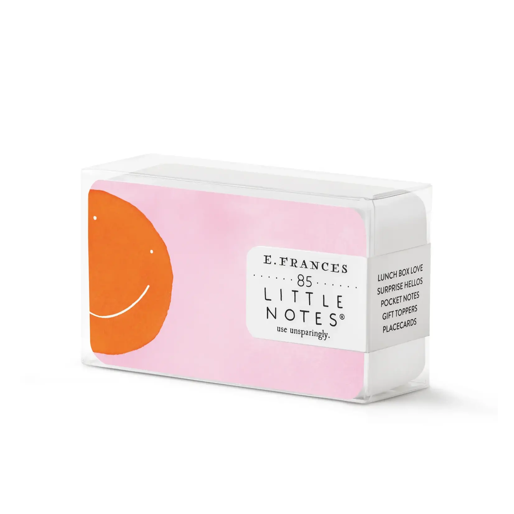 E. Frances Orange Smiley Little Notes