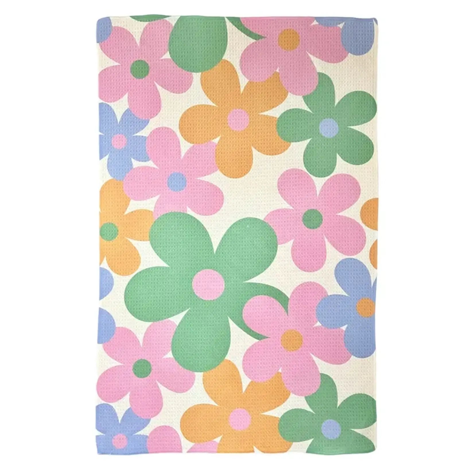 Crae Home Bubble Flower: Single Sided Hand Towel