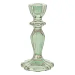 Talking Tables Green Glass Candlestick Holder