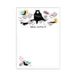 Party of One Deal With It Cat Notepad