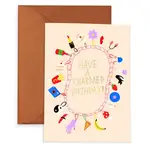 Carolyn Suzuki CHARMED BIRTHDAY Birthday Card BD