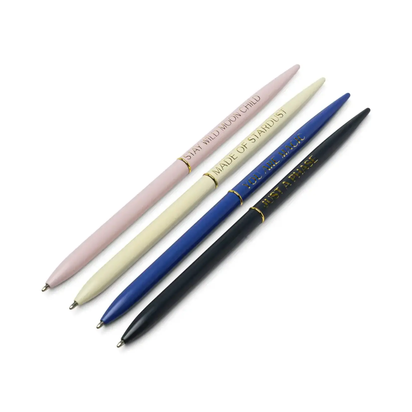 Designworks Ink Twisty Slim Metal Pen Set of 4 - Celestial