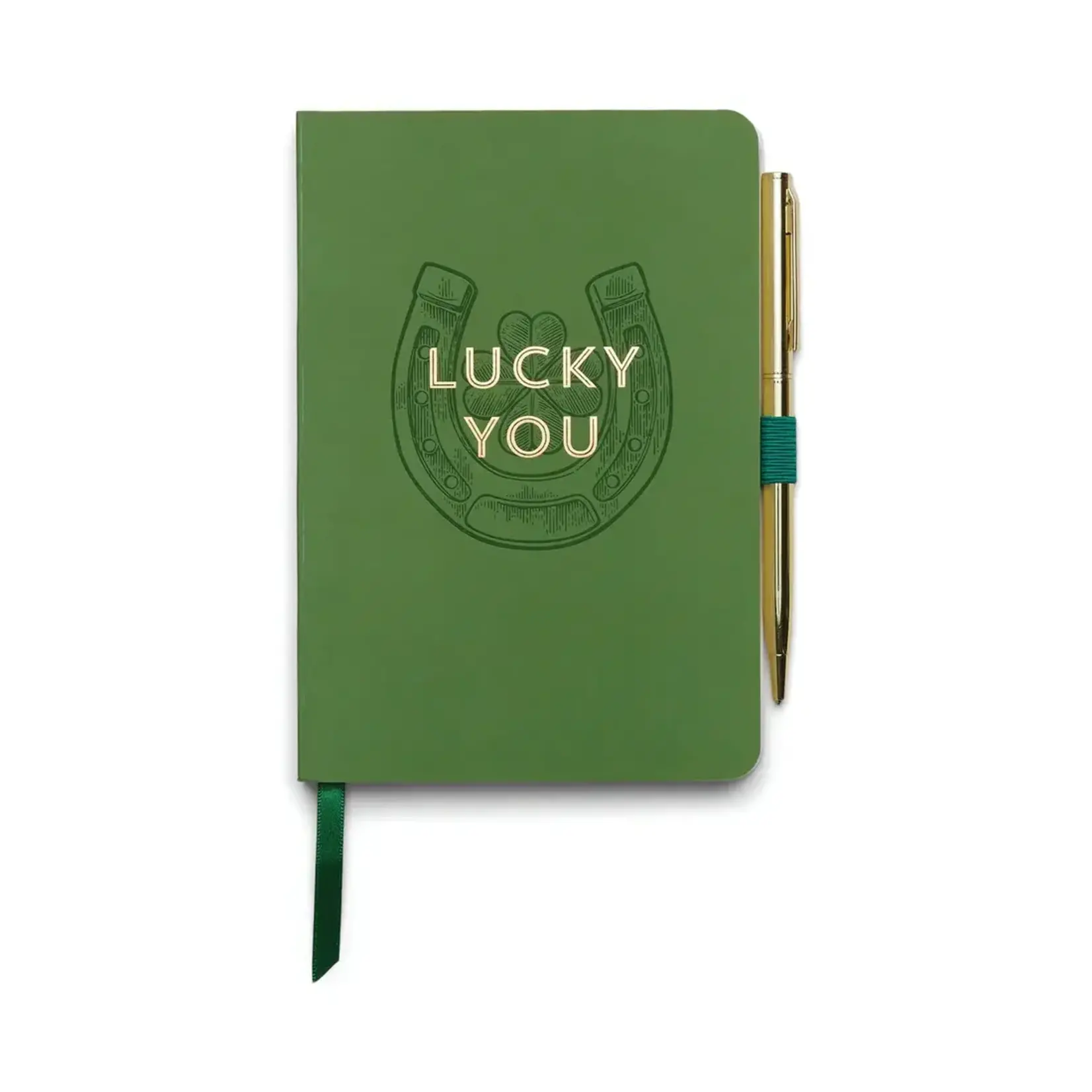 Designworks Ink Vintage Sass Notebook w/ Pen - Lucky You