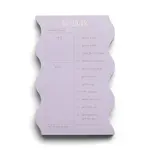 Designworks Ink Wavy Daily Notepad - Lilac