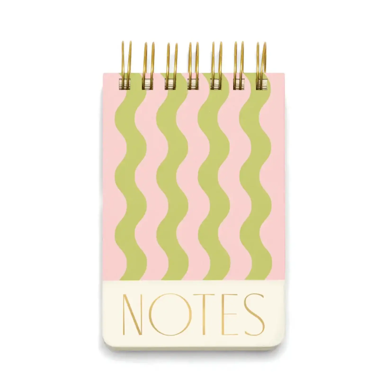 Designworks Ink Chunky Twin Wire Notepad - Wavy Stripes