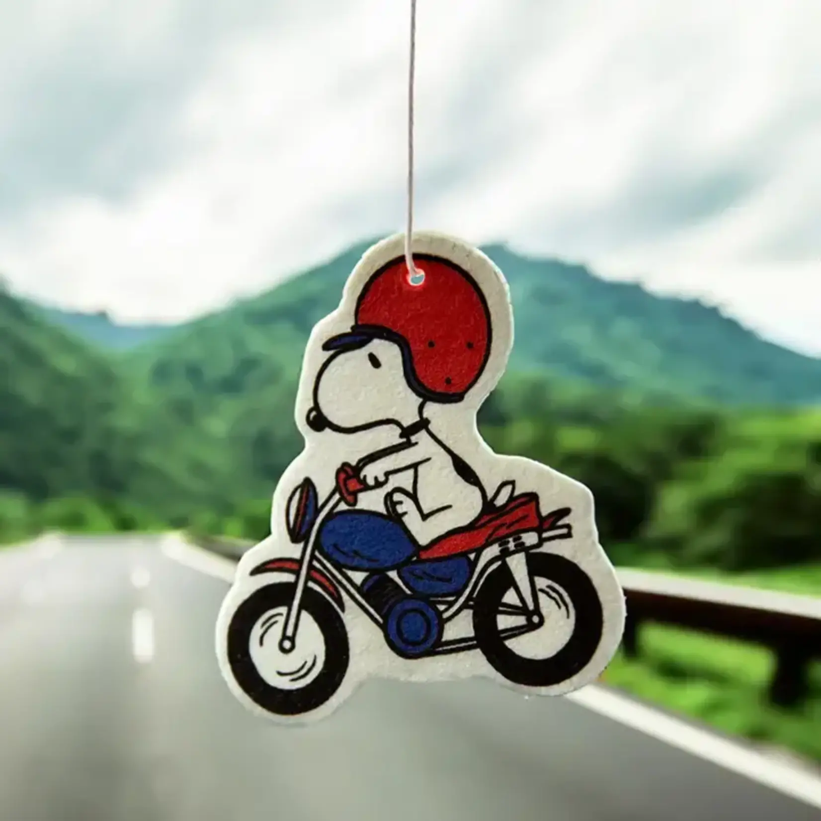 Three Potato Four Snoopy Motorcycle Air Freshener