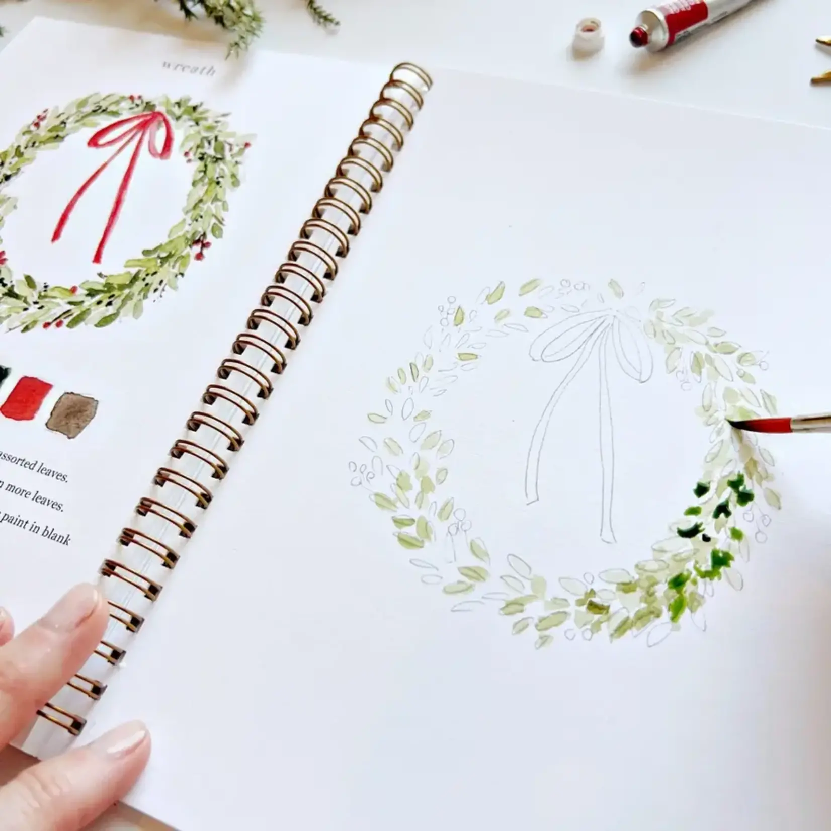 Emily Lex Studio Christmas Watercolor Workbook